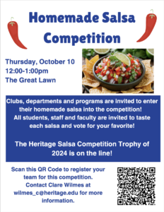 Salsa Making Competition flyer