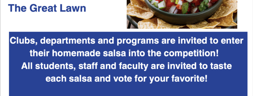 Salsa Making Competition flyer