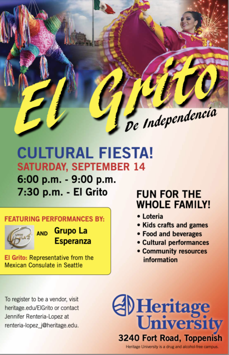 El Grito 2024 Flyer English