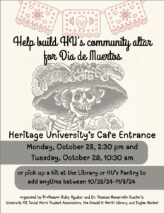 Dia De Los Muertos Altar event flyer