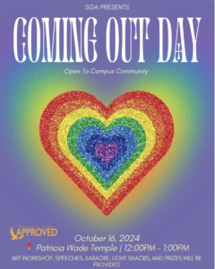 Coming Out Day flyer