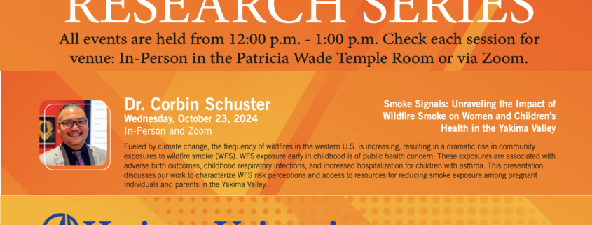 Corbin Schuster event flyer