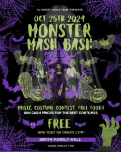 Monster Mash Bash event flyer