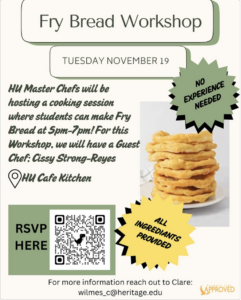 Frybread Workshop Flyer