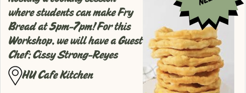 Frybread Workshop Flyer