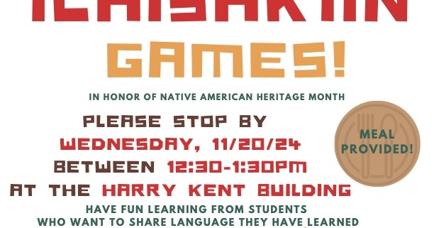 Ichishkíin Games event flyer