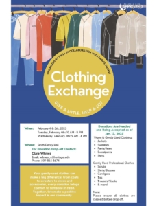 Clothing Exchange Flyer