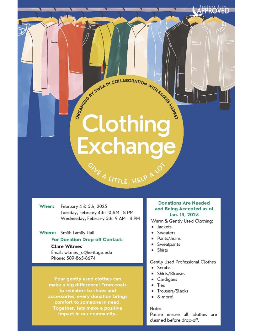 Clothing Exchange Flyer