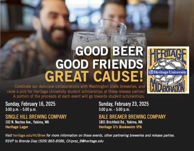 HU Brew Collaboration Single Hill Brewing Flyer