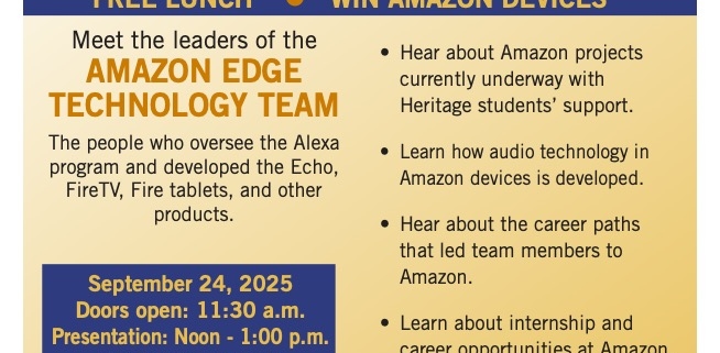 Amazon Edge Technology Team event flyer
