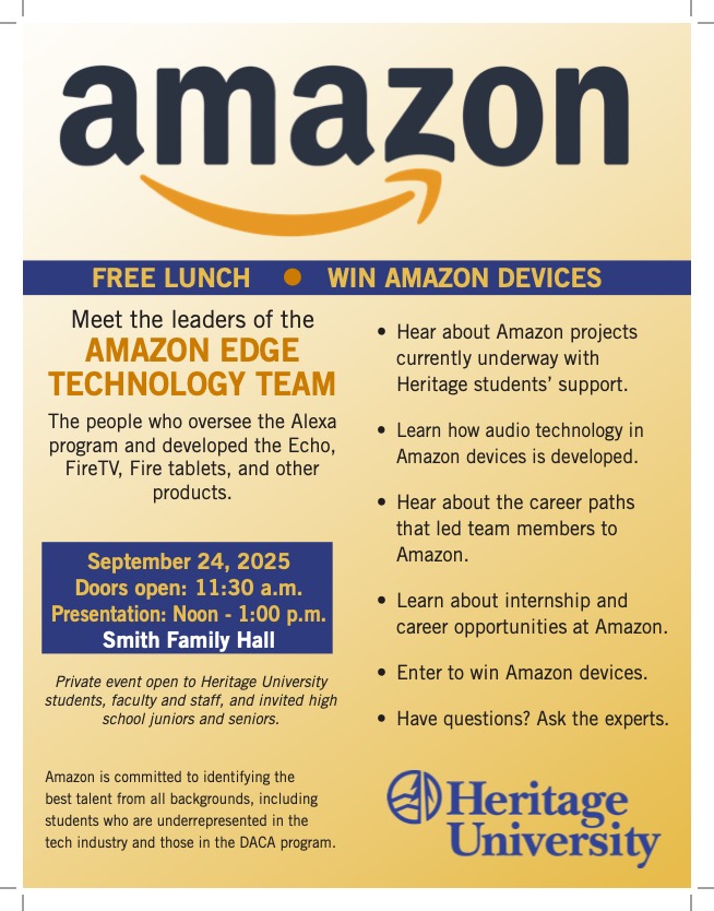Amazon Edge Technology Team event flyer