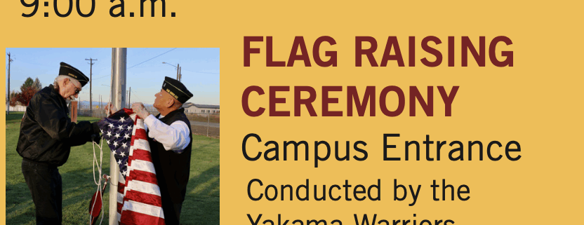 Flag Raising Ceremony Flyer