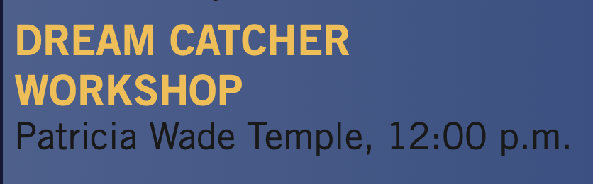 Dream Catcher Event flyer