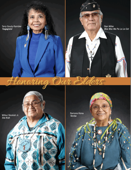 Wings_Fall2025_HonoringOurElders_1 A collage of Native American elders