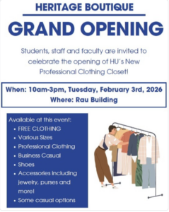 Heritage Boutique Grand Opening Event Flyer