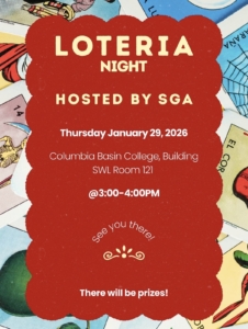 SGA Loteria Night event flyer
