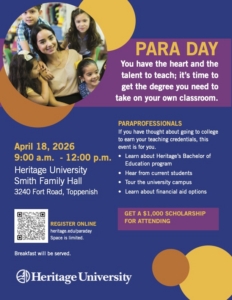 Event flyer for Para Day