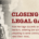 A promotional poster featuring a grayscale illustration of Lady Justice holding scales, with text titled "Closing the Legal Gap" in bold red font. The poster highlights how Heritage students find mentors, enter law school, and prepare to serve communities in need, using a beige background with a textured design.