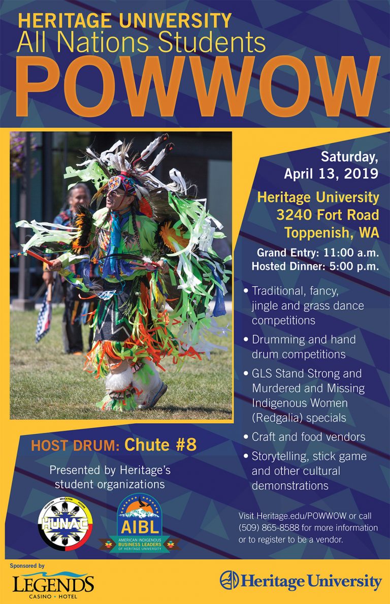 Heritage University hosts 3rd Annual All Nations Student Powwow